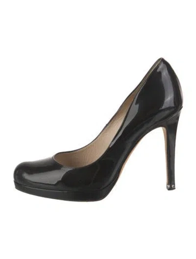 Pre-owned Lk Bennett Patent Leather Pumps In Black