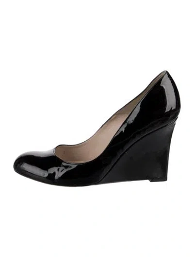 Pre-owned Lk Bennett Patent Leather Pumps In Black