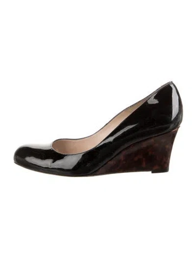 Pre-owned Lk Bennett Patent Leather Pumps In Black