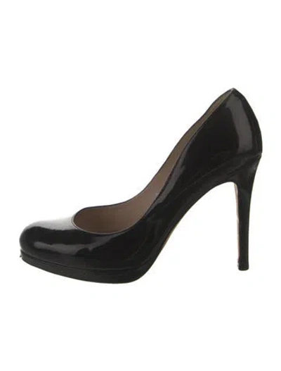 Pre-owned Lk Bennett Patent Leather Pumps In Black
