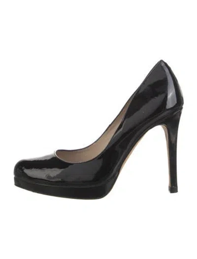 Pre-owned Lk Bennett Patent Leather Pumps In Black