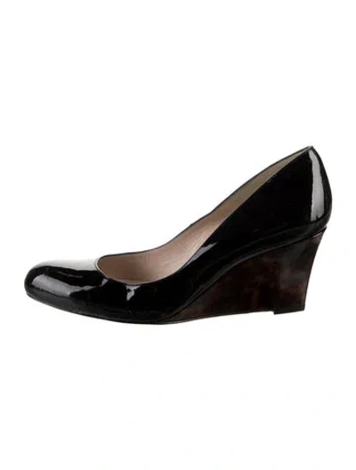 Pre-owned Lk Bennett Patent Leather Pumps In Black