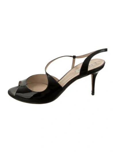 Pre-owned Lk Bennett Patent Leather Pumps In Black