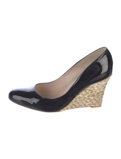 Pre-owned Lk Bennett Patent Leather Pumps In Blue