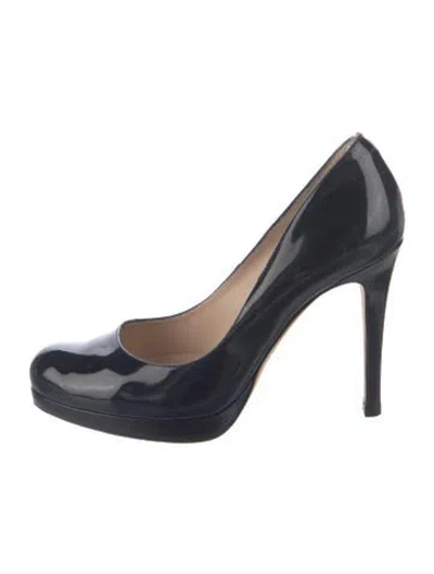 Pre-owned Lk Bennett Patent Leather Pumps In Blue
