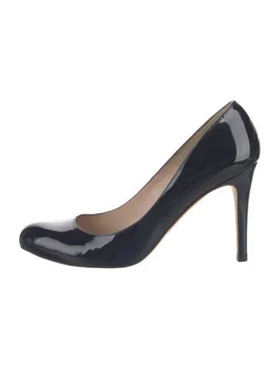 Pre-owned Lk Bennett Patent Leather Pumps In Blue