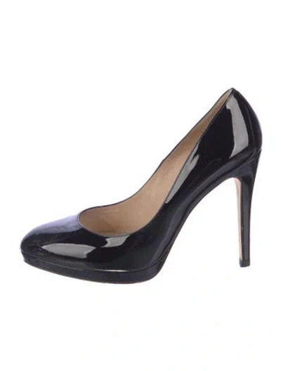 Pre-owned Lk Bennett Patent Leather Pumps In Blue