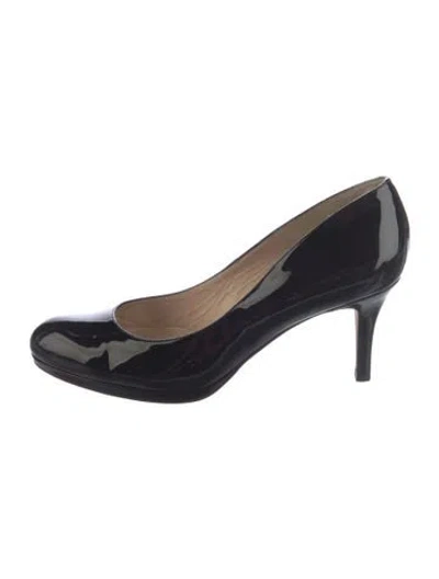 Pre-owned Lk Bennett Patent Leather Pumps In Blue