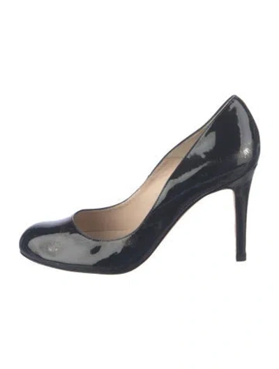 Pre-owned Lk Bennett Patent Leather Pumps In Blue
