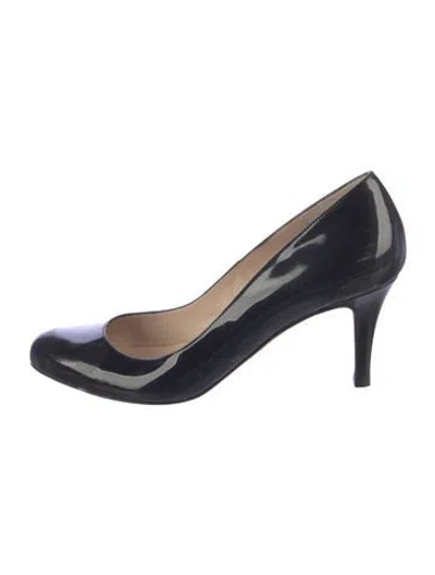 Pre-owned Lk Bennett Patent Leather Pumps In Blue