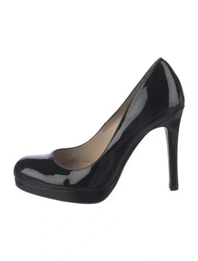 Pre-owned Lk Bennett Patent Leather Pumps In Blue
