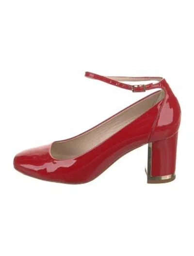 Pre-owned Lk Bennett Patent Leather Pumps In Red