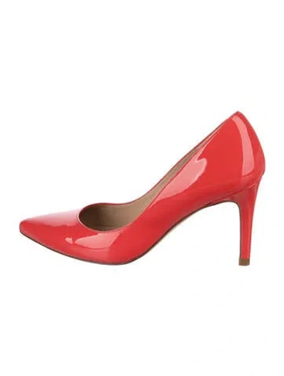 Pre-owned Lk Bennett Patent Leather Pumps In Red