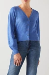 Lk Bennett Penelope Bell Sleeve Cardigan In Blue