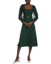 Lk Bennett Perdy Dress In Green