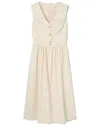 Lk Bennett L.k.bennett Pernille Linen-blend Dress In Brown