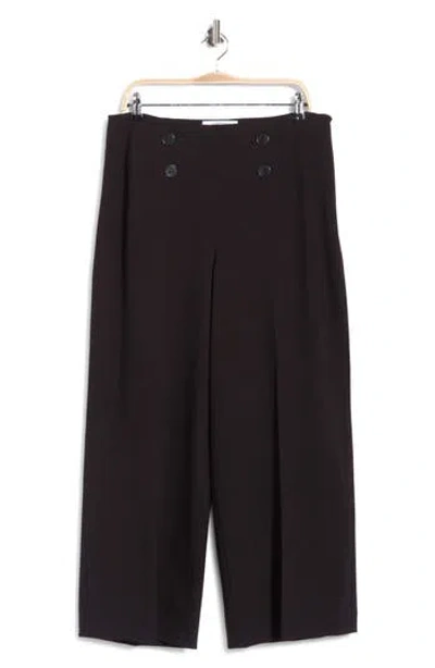 Lk Bennett Polly Pleated Pants In Black
