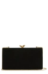 Lk Bennett Posie Floral Box Frame Clutch In Black