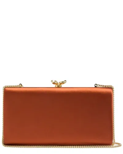 Lk Bennett Posie Flower Top Box Bag In Brown