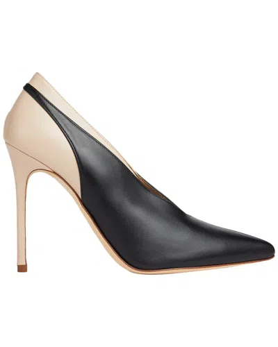 Lk Bennett Quinny Leather Pump In Black