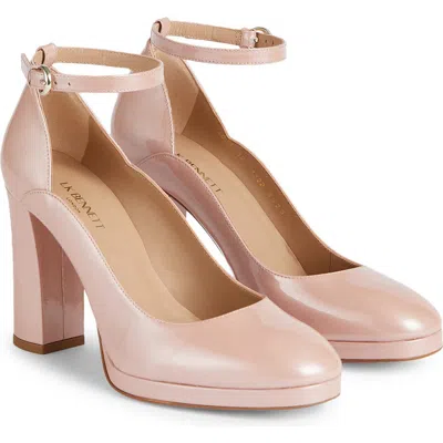 Lk Bennett Raelynn Ankle Strap Pump In Pink