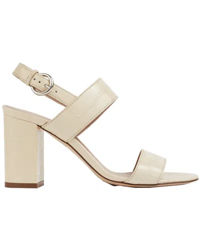 Lk Bennett Raya Leather Sandal In White