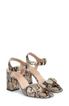 Lk Bennett Reeva Oloid Ankle Strap Sandal In Multi