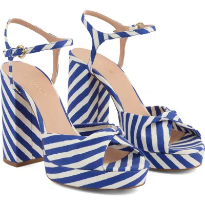 Lk Bennett Rosa Twist Front Platform Sandal In Multi