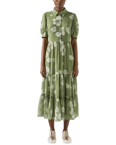 Lk Bennett Rumi Dress In Green