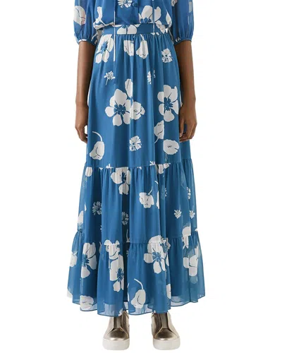 Lk Bennett Rumi Skirt In Blue