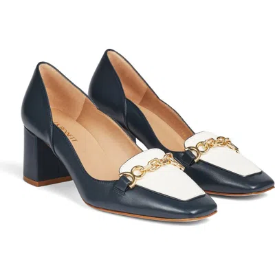 Lk Bennett Sabine Loafer Pump In Navy
