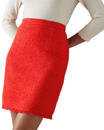 Lk Bennett Saskia Skirt In Red