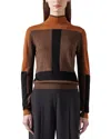 Lk Bennett Selma Knitted Top In Multi