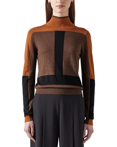 Lk Bennett Selma Knitted Top In Multi