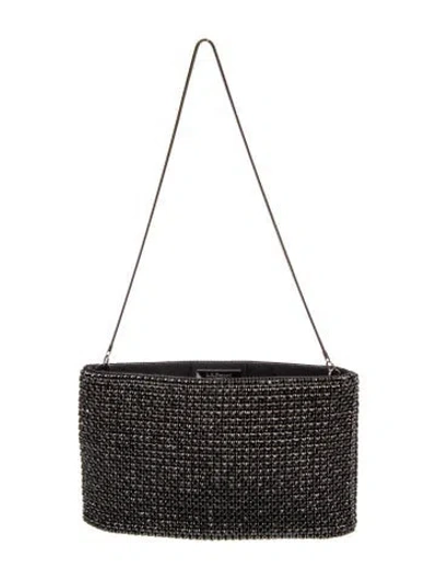 Pre-owned Lk Bennett Sequins Evening Bag In Black