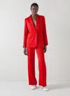 Lk Bennett Seydoux Jackets In Red