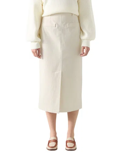 Lk Bennett Sibyl Skirt In White