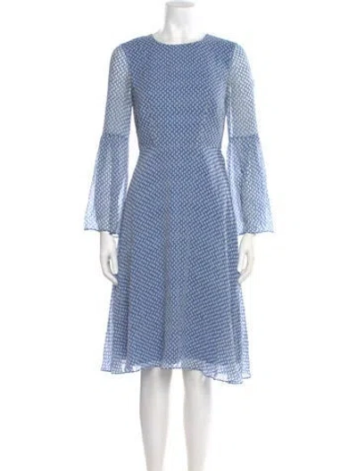 Pre-owned Lk Bennett Silk Knee-length Dress In Multi