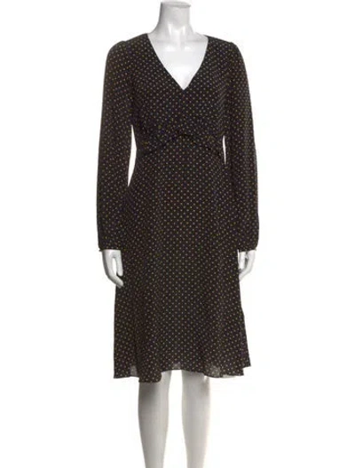 Pre-owned Lk Bennett Silk Knee-length Dress In Multi