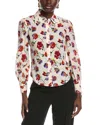 Lk Bennett Silk Sonya Blouse In Multi