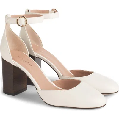 Lk Bennett Simmi Ankle Strap Pump In White