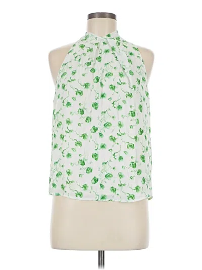 Pre-owned Lk Bennett Sleeveless Blouse In Green