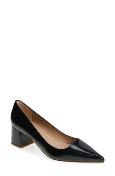 Lk Bennett Sloane Pointed Toe Pump In Navy