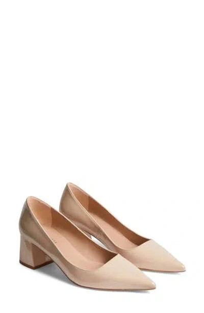 Lk Bennett Sloane Pointed Toe Pump In Neutral