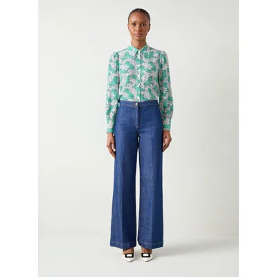 Lk Bennett Sonya Woven Tops In Multi