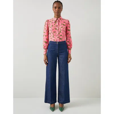Lk Bennett Sonya Woven Tops In Multi