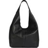 Lk Bennett Soula Leather Shoulder Bag In Black