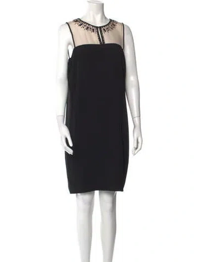 Pre-owned Lk Bennett Square Neckline Knee-length Dress In Pink