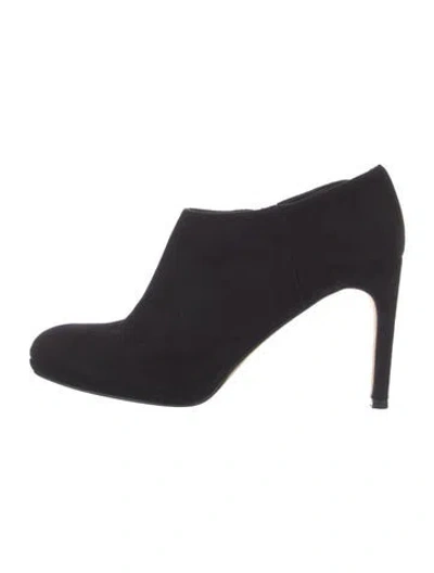 Pre-owned Lk Bennett Suede Boots In Black