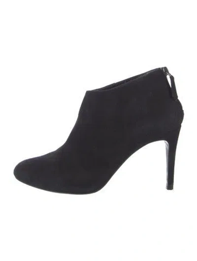 Pre-owned Lk Bennett Suede Boots In Black
